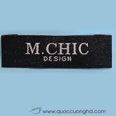 Tem nhãn mác dệt #MChic