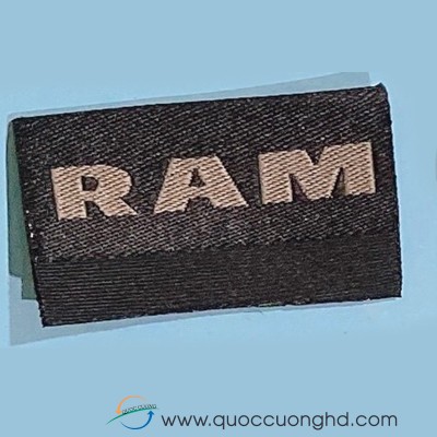 Tem nhãn mác dệt #Ram